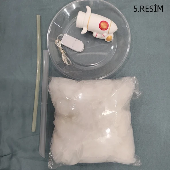 Kendin Yap Uçan Astronot Tasarımlı Gece Lambası - Resim 4