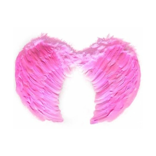 Pembe Melek Kanadı Kostümü Küçük ürün görseli