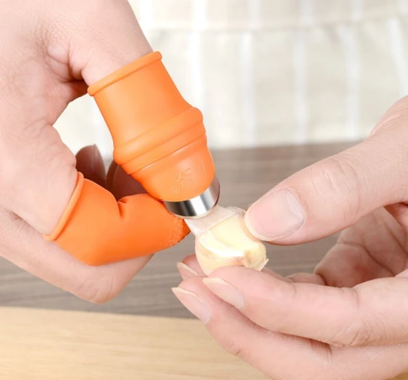 Pratik Baş Parmak Sebze Kesme Ayıklayıcı Erkek L Set - Resim 3