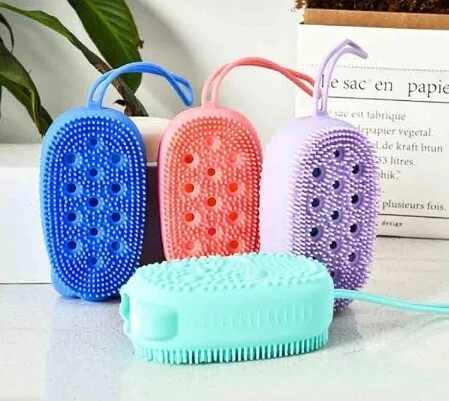 Süngerli Silikon Banyo Kesesi - Resim 5