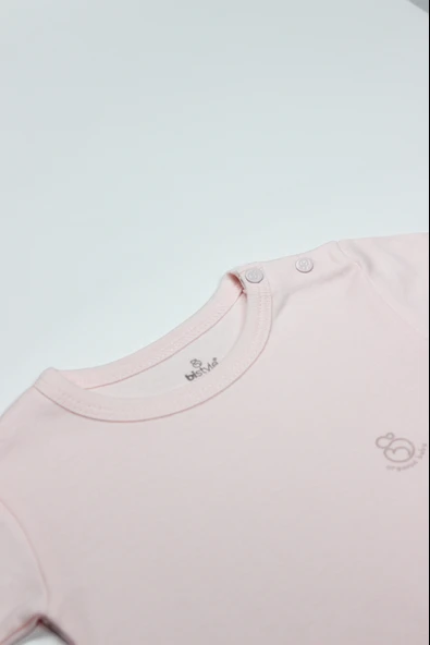 Bistyle Natural Basic Style Uzun Kol Body 17104 Pembe - 2