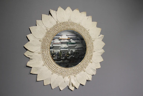 Makrome Duvar Aynası Model 1 ürün görseli