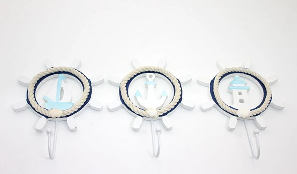 Ahşap Marin Dümenli Askılık ürün görseli