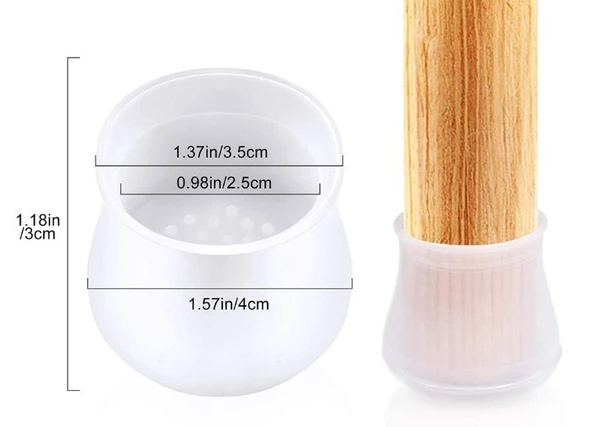 Masa Sandalye Ayak Koruyucu 12 Adet - Resim 5