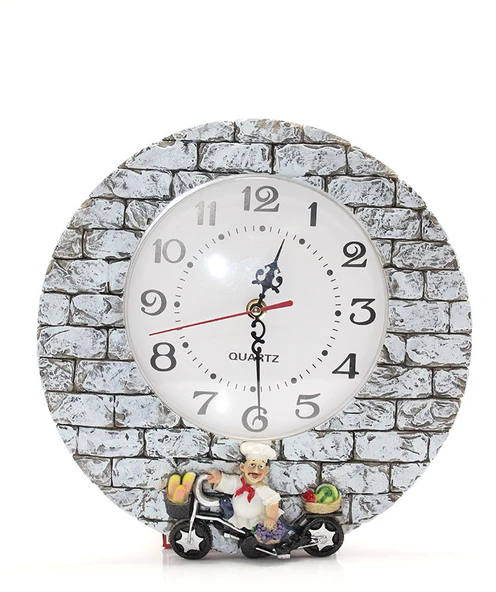 Aşçı Tasarımlı Polyester Duvar Saati Model 1 - Resim 2