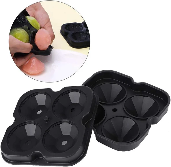 Elmas Şekilli Buz Yapma Kalıbı - Resim 7