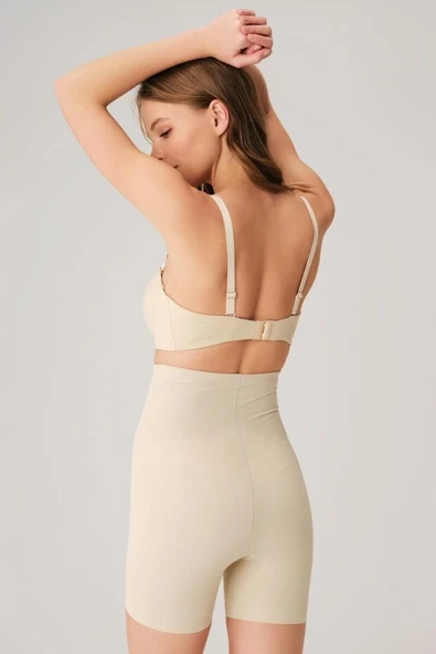 2848 Bayan Paçalı Şort Korse ürün görseli