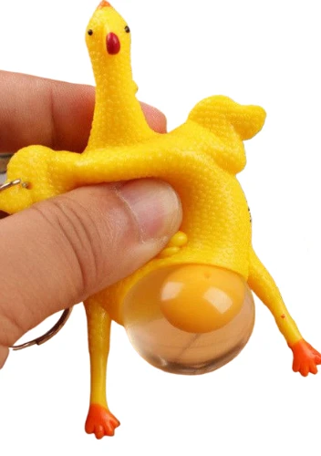 Yumurtlayan Eğlenceli Tavuk Anahtarlık ürün görseli