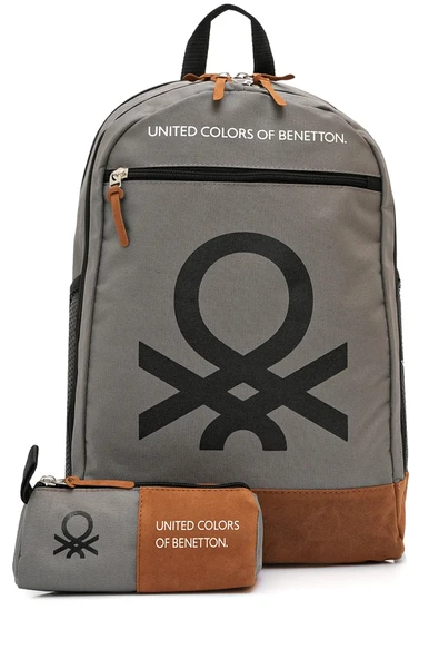 United Colors Of Benetton Unisex Genç Lise Üniversite 2'li Okul Seti Okul Çantası ve Kalemlik Seti 1305657 ürün görseli