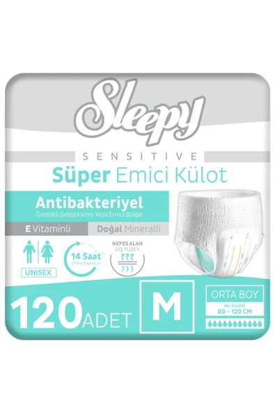 Sleepy Sensitive Emici Külot Medium 30x4 120 Adet - 1