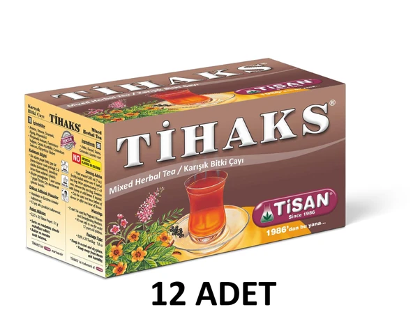 Tihaks Çay x 12 Adet