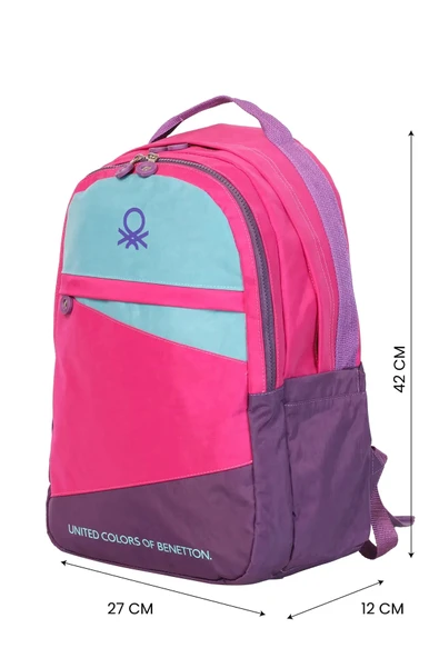 United Colors Of Benetton Unisex Genç Lise Üniversite 2'li Okul Seti Okul Çantası ve Kalemlik Seti 1311719 - Resim 5