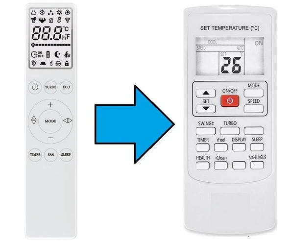 General Gold Klima Kumandası-Resimde Sağdaki Gönderilir ürün görseli