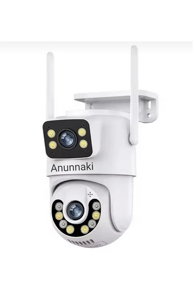 Ip Ptz Full HD Wifi Güvenlik Kamerası icSee Smart Gece Görüşlü Ses Kayıtlı Çift Lensli Kamera - 3