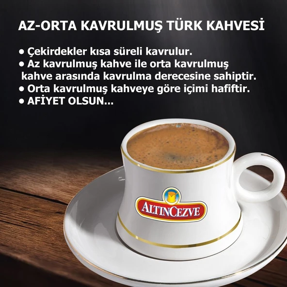 Altıncezve Günlük Taze Çekilmiş  Türk Kahvesi Az Orta Kavrulmuş 500 Gr - 4