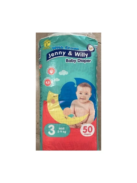 Jenny & Willy Bebek Bezi 3 Numara 50 Adet