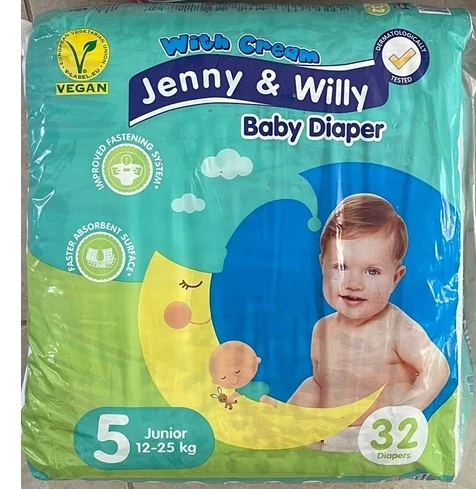 Jenny & Willy Bebek Bezi 5 Numara 32 Adet
