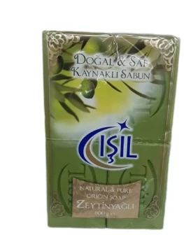Işıl Doğal Saf Kaynaklı Katı Sabun Zeytinyağlı 4x200 G