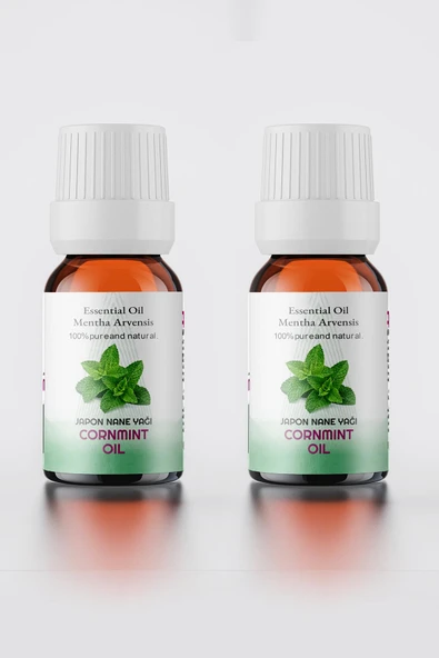 Japon Nane Yağı %100 Saf ( Cornmınt Oil ) 2x10 ml+Sprey Başlık