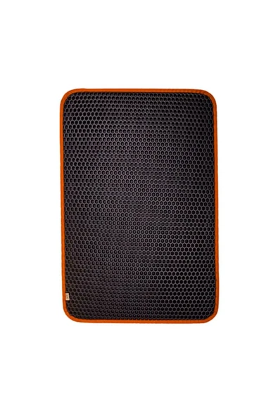 cattie Altıgen Kum Toplayıcı Fonksiyonel Kedi Paspası Turuncu 50*75 cm