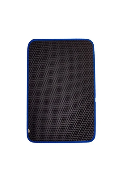 cattie Altıgen Model Kum Toplayıcı Fonksiyonel Kedi Paspası Medium Mavi 37x50 Cm