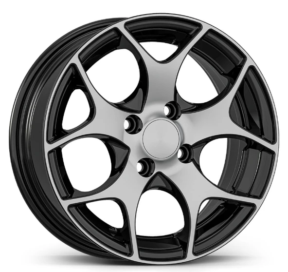 FD-15019 6.5X15 4X100 ET38 67.1 Black Diamond Jant