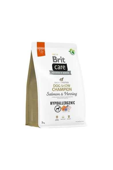 Brit Care Dog Chow Shampion Salmon & Hearing Hypoalerjenik Yetişkin Köpek Maması 3 kg ( : 09/2025