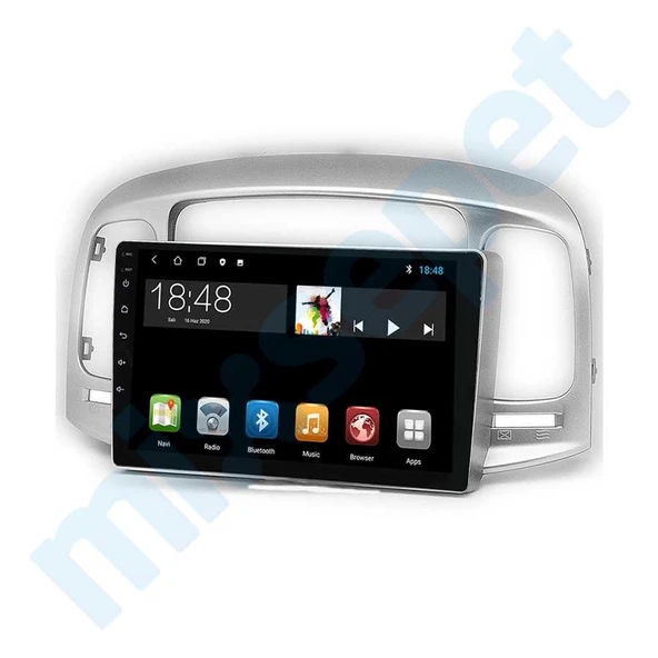 Maygo MYG-464 Serisi Hyundai Accent Era 2006-2012 Model Uyumlu 4GB Ram 64GB Hafıza Qled 4+64Carplay Android Auto Destekli Multimedya Navigasyonlu Teyp ürün görseli