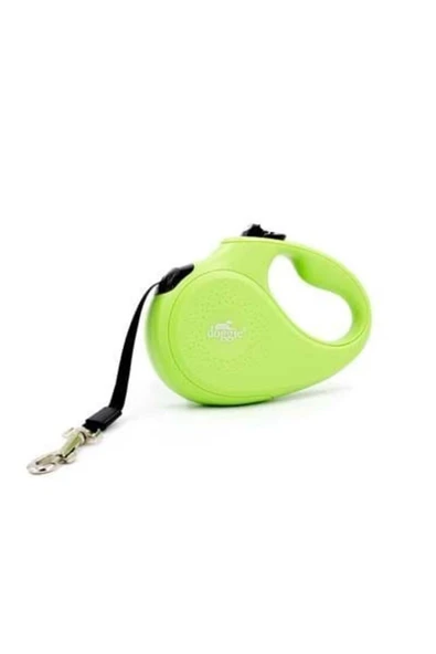 Doggie Master Otomatik Köpek Uzatma Tasması Medium Yeşil 25 Kg 5 Mt