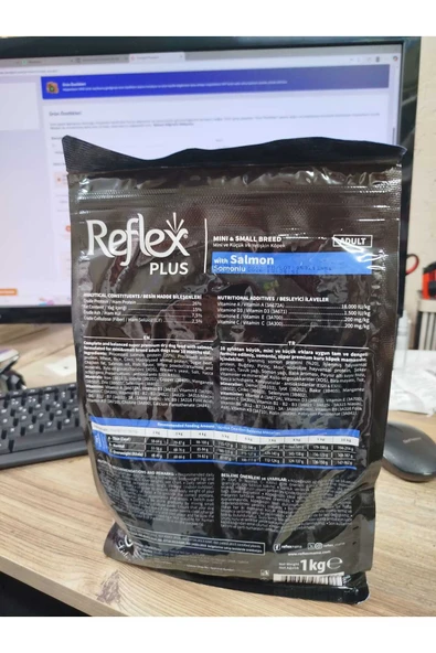 Reflex PLUS MİNİ KÜÇÜK IRK KÖPEK MAMASI SOMONLU 1KG - 2
