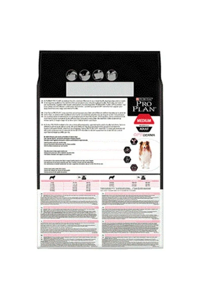 Pro Plan Pro Plan Adult Medium Sensitive Skin Somonlu Orta Irk Yetişkin Köpek Maması 3 Kg - 3