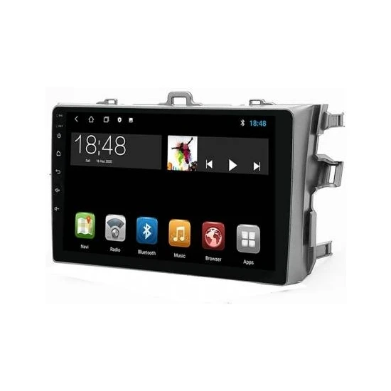 Maygo MYG-464 Serisi Toyota Corolla 2007-2013 Model Uyumlu 4GB Ram 64GB Hafıza Qled Carplay Android Auto Destekli Multimedya Oem Navigasyonlu Teyp ürün görseli