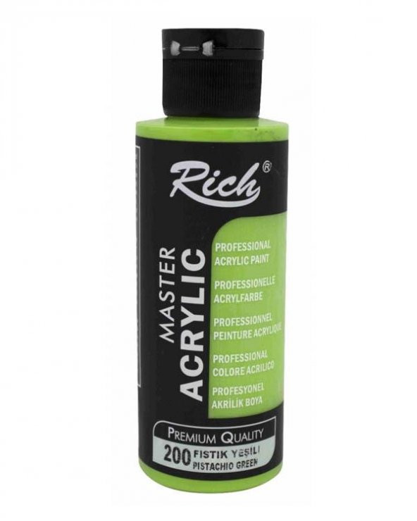 Rich Master Akrilik Boya Fıstık Yeşili 120ml