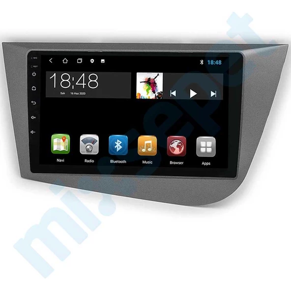 Maygo MYG-8128 Serisi Seat Leon 2016-2010 Model Uyumlu 8GB Ram 128GB Hafıza Qled 8+128 Carplay Android Auto Destekli Multimedya Navigasyonlu Teyp ürün görseli