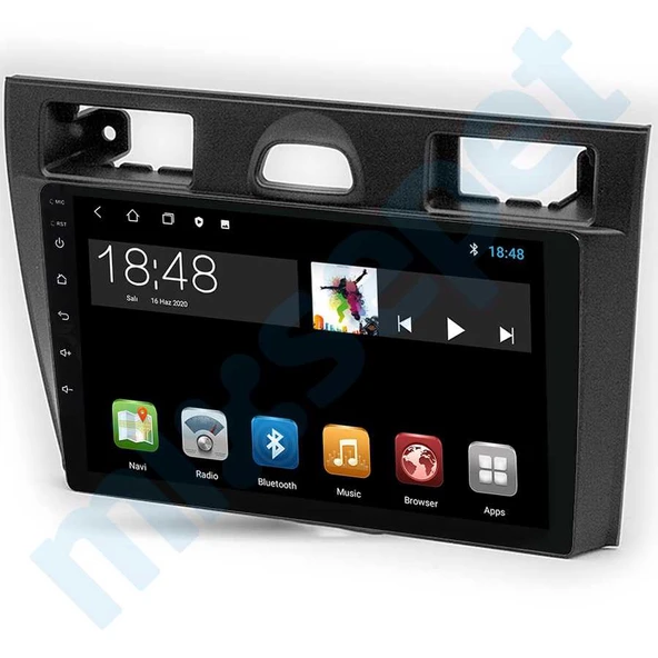 Maygo MYG-464 Serisi Ford Fiesta 2005-2008  Model Uyumlu 4GB Ram 64GB Hafıza Qled 4+64 Carplay Android Auto Destekli Multimedya Navigasyonlu Teyp ürün görseli