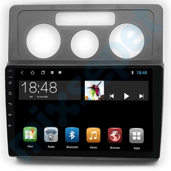 Maygo MYG-8128 Serisi Volkswagen Caddy 2004-2015 Model Uyumlu 8GB Ram 128GB Hafıza Qled 8+128 Carplay Android Auto Destekli Multimedya Navigasyonlu Teyp ürün görseli