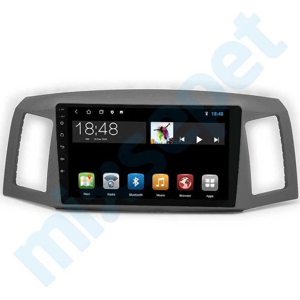 Maygo MYG-8128 Serisi Jeep Grand Cherokee 2006-2007 Model Uyumlu 8GB Ram 128GB Hafıza Qled 8+128 Carplay Android Auto Destekli Multimedya Navigasyonlu Teyp ürün görseli