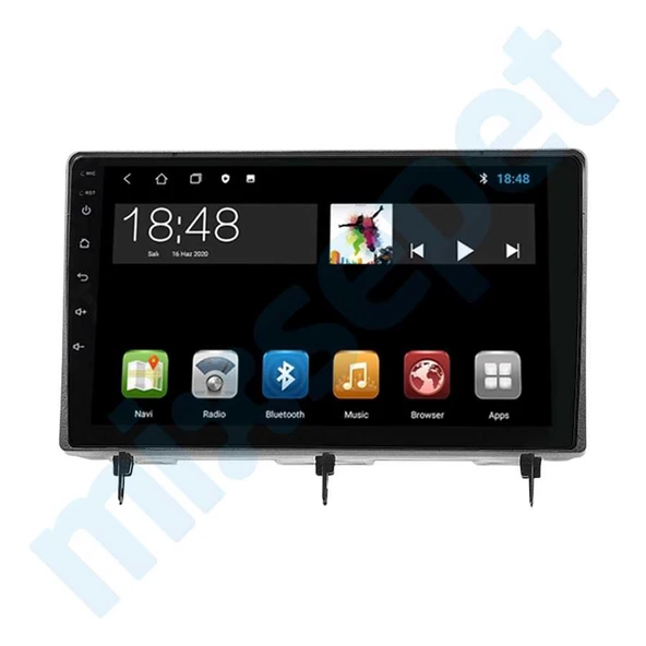 Maygo MYG-464 Serisi Honda Civic 2021-2024 Model Uyumlu 4GB Ram 64GB Hafıza Qled 4+64 Carplay Android Auto Destekli Multimedya Navigasyonlu Teyp ürün görseli