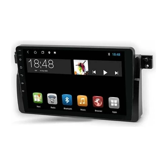 Maygo MYG-8128 Serisi Bmw E46 1998-2006 Model Uyumlu 8GB Ram 128GB Hafıza Qled Carplay Android Auto Destekli Multimedya Oem Navigasyonlu Teyp ürün görseli