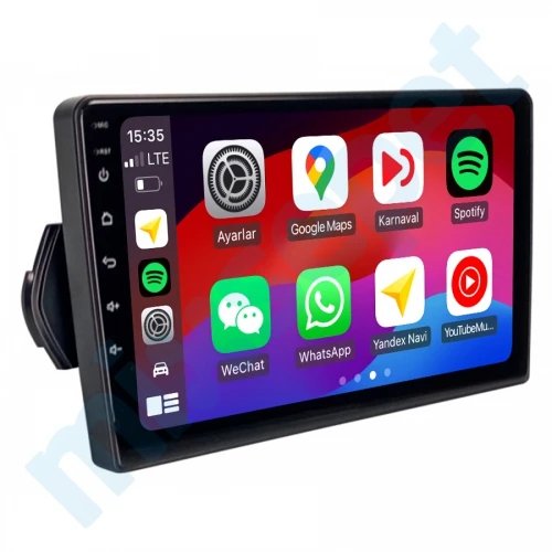 Fiat Egea 2015-2024 6 GB Ram 64 GB Hafıza Qled 9 İnç Android Auto ve CarPlay Multimedya Sistemi ürün görseli