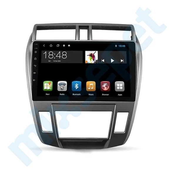 Maygo MYG-8128 Serisi Honda City 2009-2011 Model Uyumlu 8GB Ram 128GB Hafıza Qled 8+128 Carplay Android Auto Destekli Multimedya Navigasyonlu Teyp ürün görseli