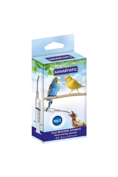 Kanaryapo Elle Besleme Aparatı No:2 Kuş Besleme Aparatı Muhabbet Kuşu Boyutundaki Kuşlar Için
