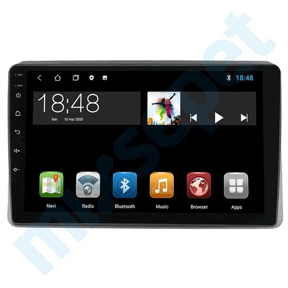 Maygo MYG-8128 Serisi Renault Master 2019-2022 Model Uyumlu 8GB Ram 128GB Hafıza Qled 8+128 Carplay Android Auto Destekli Multimedya Navigasyonlu Teyp ürün görseli