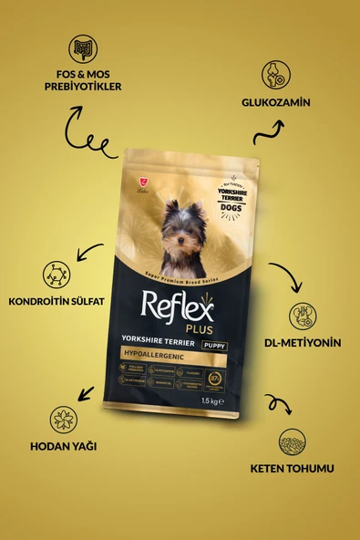 Reflex Plus Yorkshire Terrier Yavru Köpek Maması - 2
