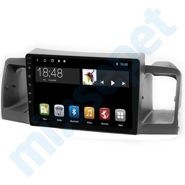 Maygo MYG-432 Serisi Toyota Corolla 2002-2006 Model Uyumlu 4GB Ram 32GB Hafıza Qled 4+32 Carplay Android Auto Destekli Multimedya Navigasyonlu Teyp ürün görseli