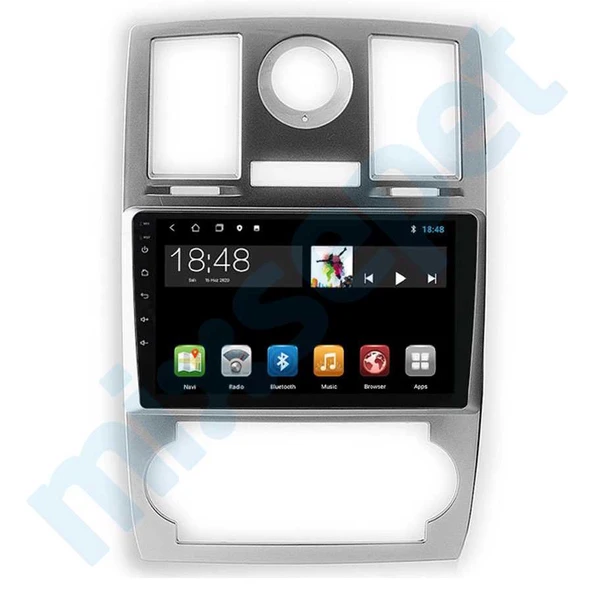 Maygo MYG-432 Serisi Chrysler 300 C 2005-2010 Model Uyumlu 4GB Ram 32GB Hafıza Qled 4+32 Carplay Android Auto Destekli Multimedya Navigasyonlu Teyp ürün görseli