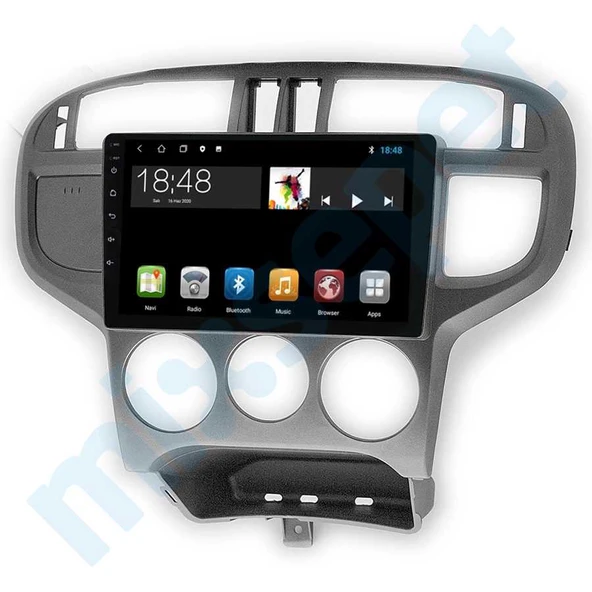 Maygo MYG-432 Serisi Hyundai Matrix 2006-2010 Model Uyumlu 4GB Ram 32GB Hafıza Qled 4+32 Carplay Android Auto Destekli Multimedya Navigasyonlu Teyp ürün görseli