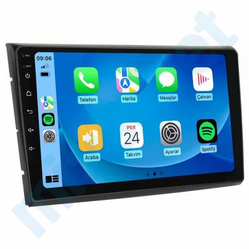 Fiat Bravo / Brava 2008-2015 8 GB Ram 128 GB Hafıza Qled 9 İnç Android Auto ve CarPlay Multimedya Sistemi ürün görseli