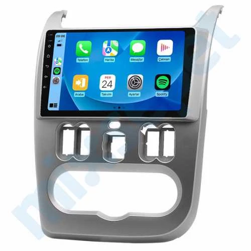 Dacia Logan 2012-2015 8 GB Ram 128 GB Hafıza Qled 9 İnç Android Auto ve CarPlay Multimedya Sistemi ürün görseli