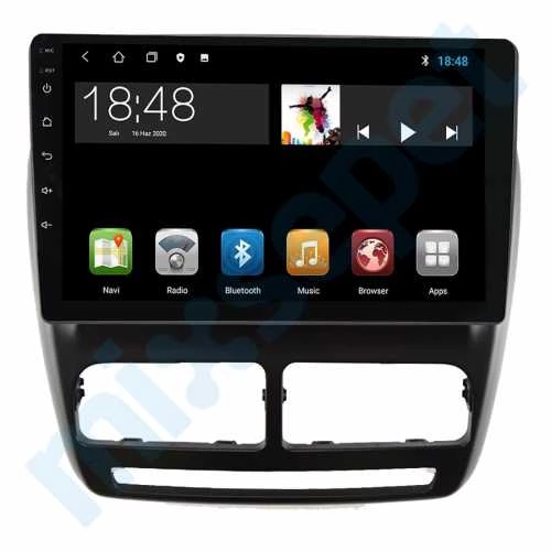 Fiat Doblo 2010-2014 4 GB Ram 32 GB Hafıza Qled 10.1 İnç Android Auto ve CarPlay Multimedya Sistemi ürün görseli